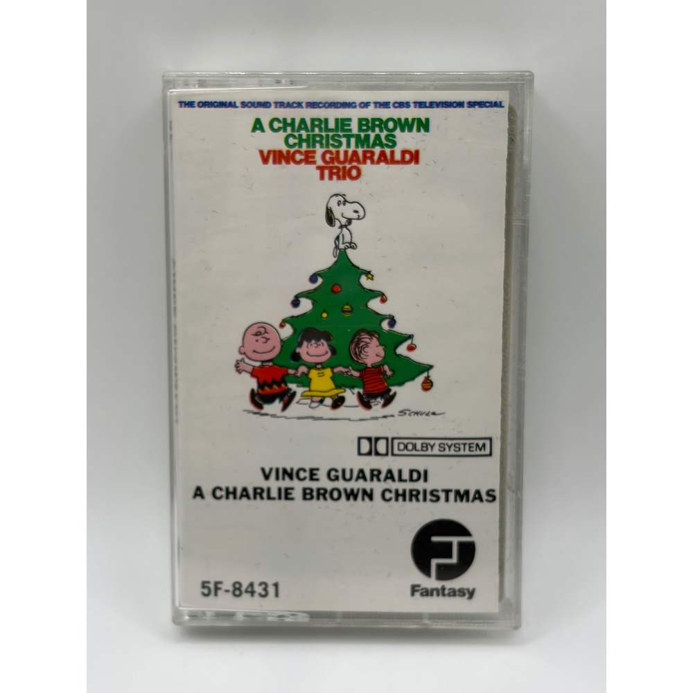 Vince Guaraldi Trio A Charlie Brown Christmas Cassette Fantasy 5F-8431 Holiday